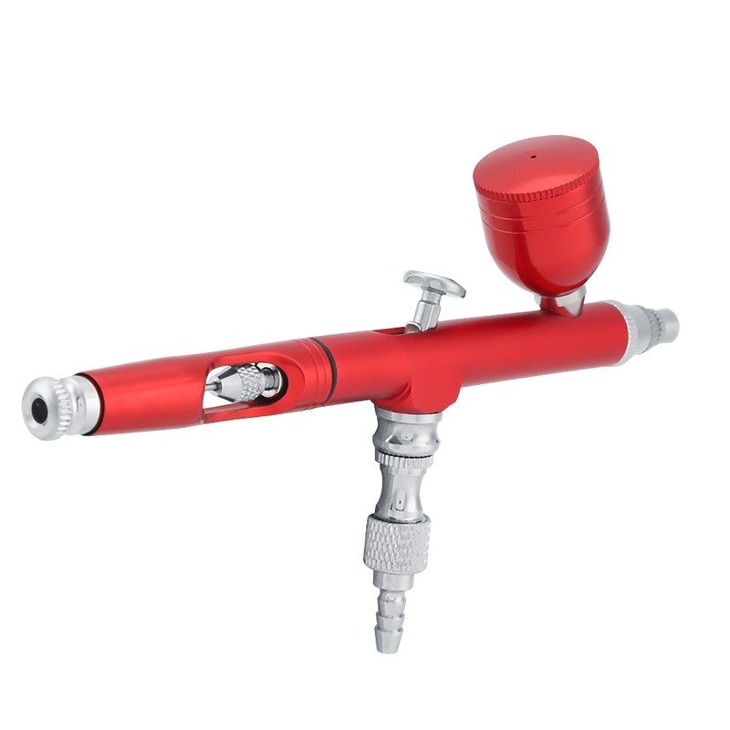 Dual Action Gravity Feed Airbrush Gun 0.3mm Spray Art Paint