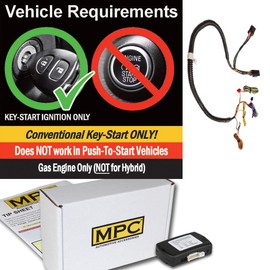 MPC Complete Remote Start Kit for 2011-2013 Jeep Grand Cherokee - Plug & Play - Use OEM Remotes - Firmware Preloaded