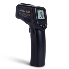 MAKA Infrared Thermometer with Laser -50 to +600 °C - Optical Ratio 12:1 - Emissivity 0.95 Fixed - Heat Meter - Pyrometer