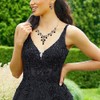 EVER FAITH Cristal Austriaco Bola de Boda Flor Hoja Collar