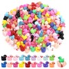 240PCS Mini Ducks, Little Resin Duck Tiny Plastic Ducks Luminous