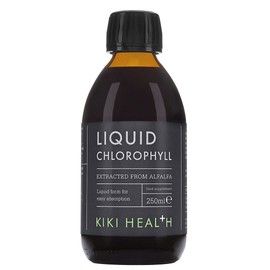 KIKI Health Liquid Chlorophyll 250ml, High Strength, 100mg of Chlorophyll Extract Per Serving, 100% Natural Ingredients, Gluten Free, Vegetarian and Vegan Friendly