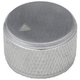 5.8mm Round Hole Large 25mm Knurled Aluminium Control Knob For Audio amplifier Pack of 2