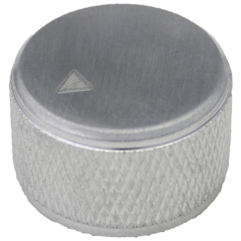 5.8mm Round Hole Large 25mm Knurled Aluminium Control Knob For