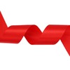 Baocuan 1-1/2 inch Red Satin Ribbon 50 Yards Solid Fabric