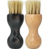 Wooden Shoe Brush Set, Buffing Brushes Suede Cleaning ，Natural and