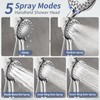 SINGSUO Filtered Rain Shower Head with Handheld Spray Combo, High