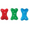 Dog Toys Snowflake Pattern Blizzard Bones Seasonal Plush Holiday Bright