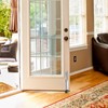 vesaneae Kickdown Door Stop, Heavy Duty Zinc Alloy Easy Step