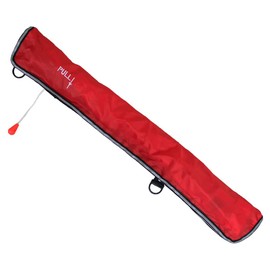 DABADA Inflatable Life Jacket, Belt Type, Lifesaving Device, Unisex, One Size Fits All (Automatic Inflating, Red)