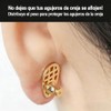 Pendientes Chapados En Oro De 18 Quilates Para Orejas Caídas