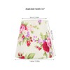 Generic Fabric Lampshade: Barrel Shape Lampshade - Simple Flower Pattern