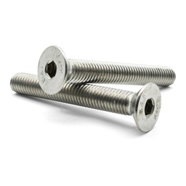 Hippo Hardware M8 (8mm X 90mm) Socket Countersunk Screws Allen Key Bolts Marine A4 Stainless Steel ISO10642 (Pack of 10)