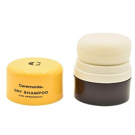 Ceremonia Dry Shampoo Powder for Oily Hair with Arrowroot & Aloe Vera – Non-Aerosol, Talc-Free, Alcohol-Free, Volumizing Root Refresher, 0.35 oz