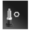 heyous Push Fit Ball Nose Spring Plunger Stainless Steel Spring