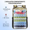 Kalesi Cooler Backpack 36 Cans Lightweight Insulated Backpack Cooler Leak-Proof
