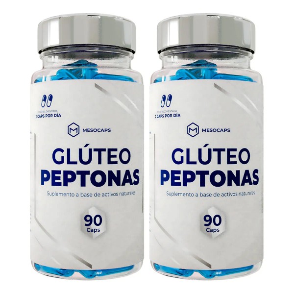 Kit Suplemento Glúteo Peptonas 90 Cápsulas 2 Frascos