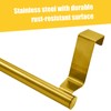 Coufce 2 Pack 9 Inch Towel Holder, Gold Bathroom Towel
