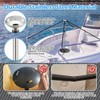 Fshihine Boat Cover Support Poles, 2 Pack Adjustable Stainless Steel