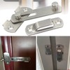 2PCS Stainless Steel Gate Latches Lock Sliding Door Window Cabinet