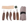 Walnut Wood Carving Knife Non Slip Comfortable Wood Carving Whittling