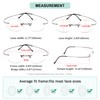 Eyekepper - Gafas de lectura de titanio sin montura (+2,25,