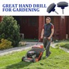 2 Packs Lawn Mower Blade Sharpener Blue Garden Tool Sharpener
