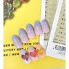 Nail Stickers Korean Messages Set of 2 with Description Black