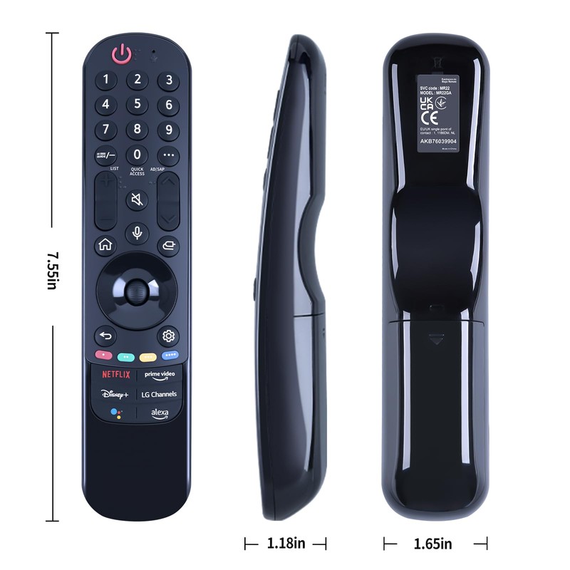 AKB76039902 MR22GA Replaced for LG Smart TV Remote with Pointer