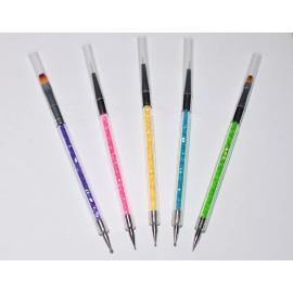 CQ Cosmetics Pinceles De Uñas Doble Punta