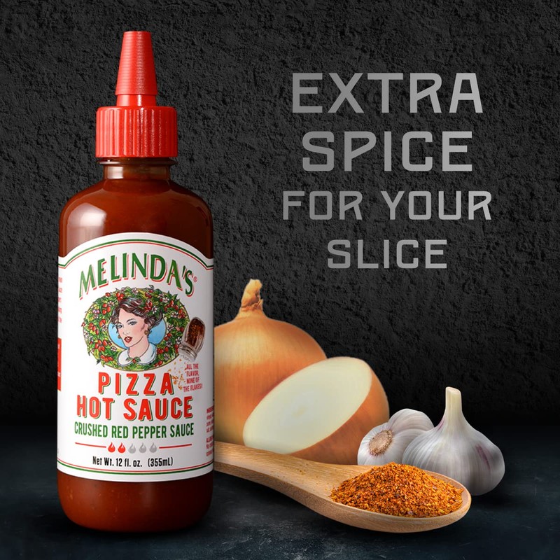 Melinda’s Pizza Hot Sauce - Crushed Red Pepper Sauce Made