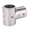 90° T Tee Tube Pipe Connector 1in/25.4mm ID Separable Stainless