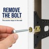1/4-20 Hollow Wall Toggle Anchors with 2-1/2 Inch Bolts, 10/20