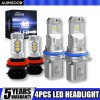AUIMSOCO For Nissan Frontier 2005-2020 4x 6000K Combo LED Headlight
