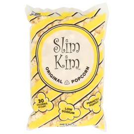 Slim Kim Plain Popcorn, Low Sodium, 6 Ounces (Pack Of 8)