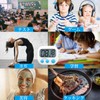 JIVELER Digital Kitchen Timer, White, Learning Timer, Cooking Timer, Beauty
