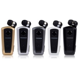 Original Wireless Headset F910 FineBlue In-Ear V4.0 Headset Vibration Alarm Wear Clip Hands-Free Kit for Smartphone (Black)