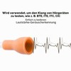 Brrnoo Hearing Aid Hearing Stethoscope, Binaural Metal Audiophone Stethoscope Hearing