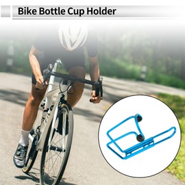 RATCHROLL 1 Pcs Universal Motorcycle Bike Drink Holder Motorbike Bicycle Water Bottle Cup Holder Blue Aluminum Alloy