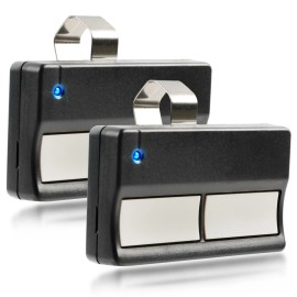 Need-A-Remote 2 Replacement For LiftMaster 972LMC 2-Button Remote 390MHz Garage Door Opener