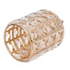 Crystal Makeup Brush Holder European Style Rounded Crystal Glass Cosmetic