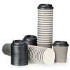 Signature Packaging - Ripple Paper Coffee Cups with Lids -