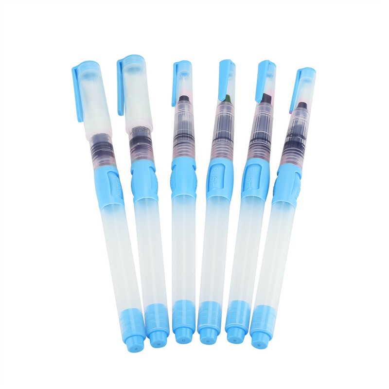 6PCS Water Brush Pens Watercolor Pen for Kids Children School