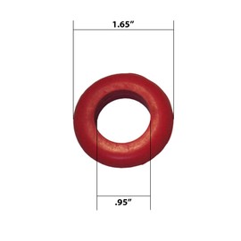 Game Room Guys Bumper Pool Rubber Rings - Small - Red (Set of 12)