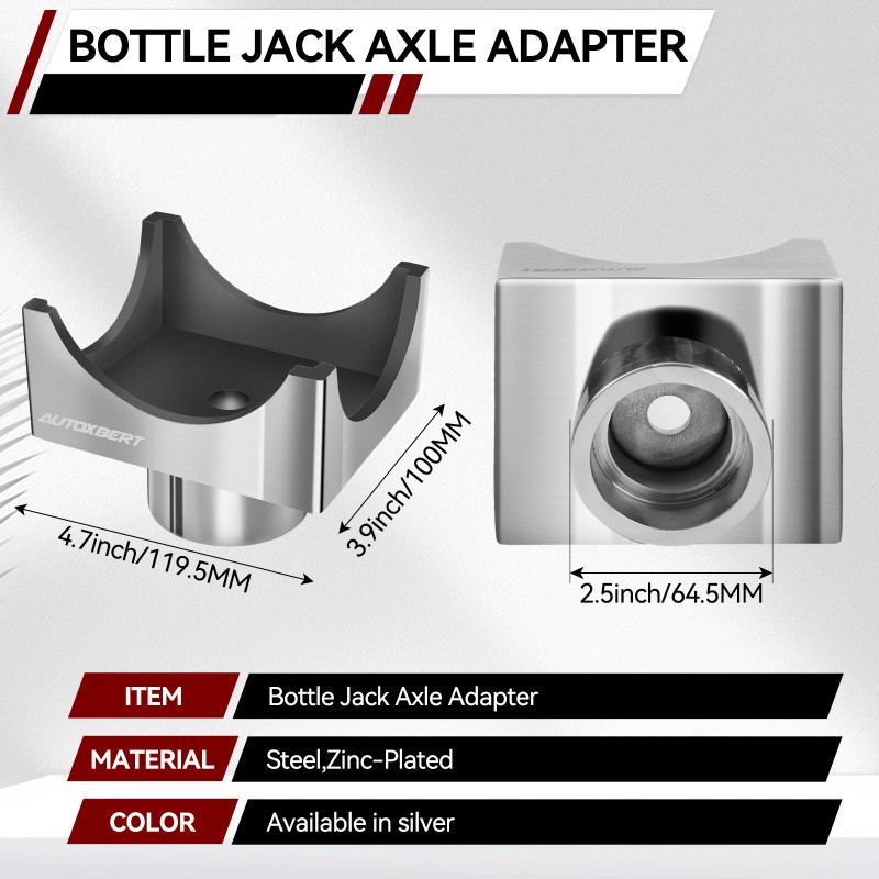 Unbranded USA NEW Universal Bottle Jack Axle Adapter Lifting Saddle