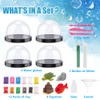 WEBEEDY DIY Underwater World Snow Globe Craft Set 4 Sets