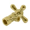 Westbrass D105KFHX-01 5/8" x 3/8" OD x 20" Flat Head