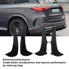 Rear Bumper Spoiler Air Vent Cover, Scratch Resistant Left Right