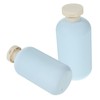 Ipetboom 2Pcs Refillable Travel Shampoo Bottles with Leak Flip Caps