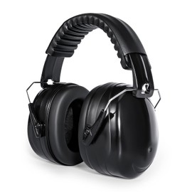 [UC] Soundproofing and Noise Isolating Earmuffs, 30-34 Soundproofing with Adjustable Headband, Ear Cover, Ear Muffs, Hearing Protection Headphones, Black